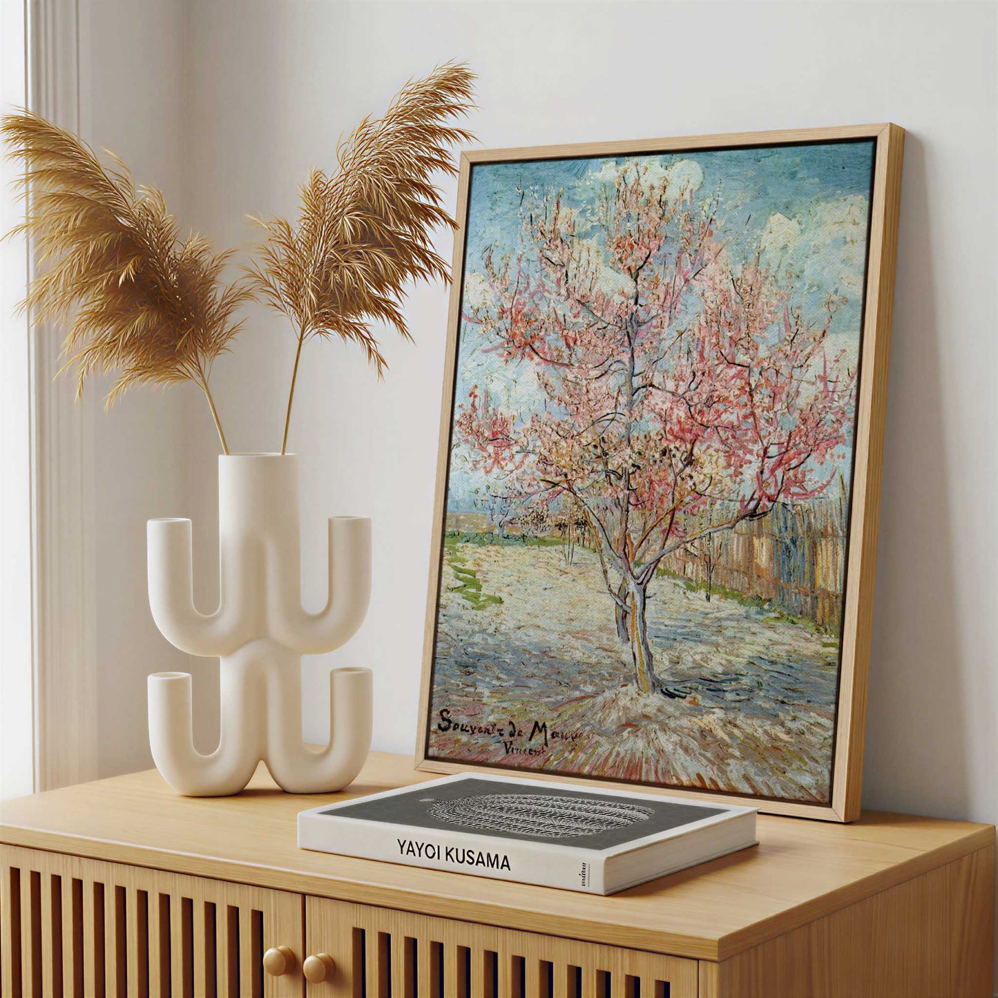 Framed Canvas - Framed canvas in a stylish interior setting