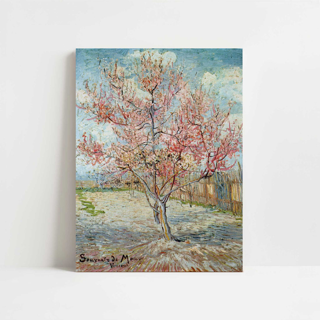 Peach Trees in Blossom (1888) by Van Gogh – Art Print - Unframed art print