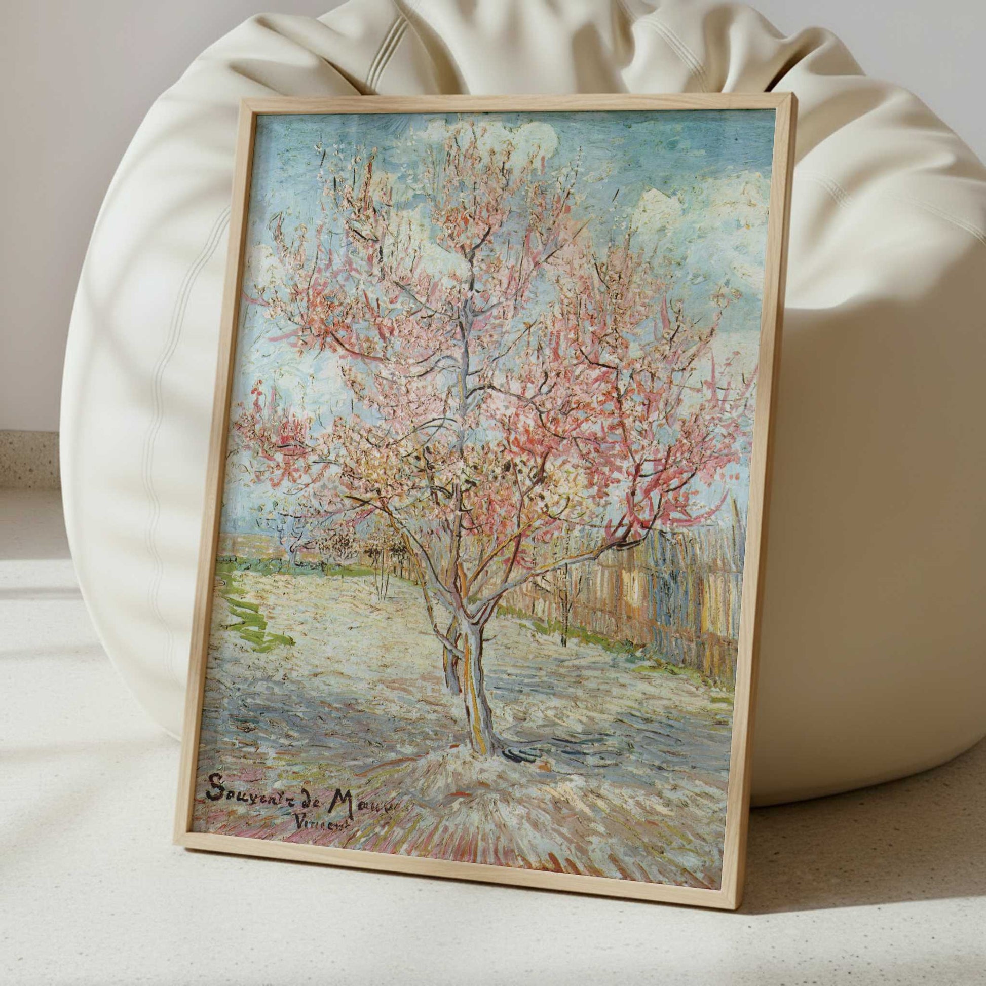 Peach Trees in Blossom (1888) by Van Gogh – Art Print - Interior inspiration