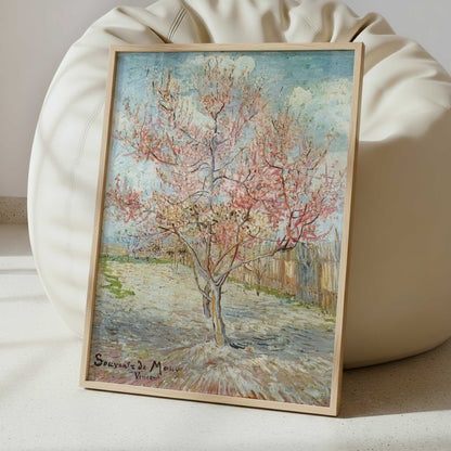 Peach Trees in Blossom (1888) by Van Gogh – Art Print - Interior inspiration