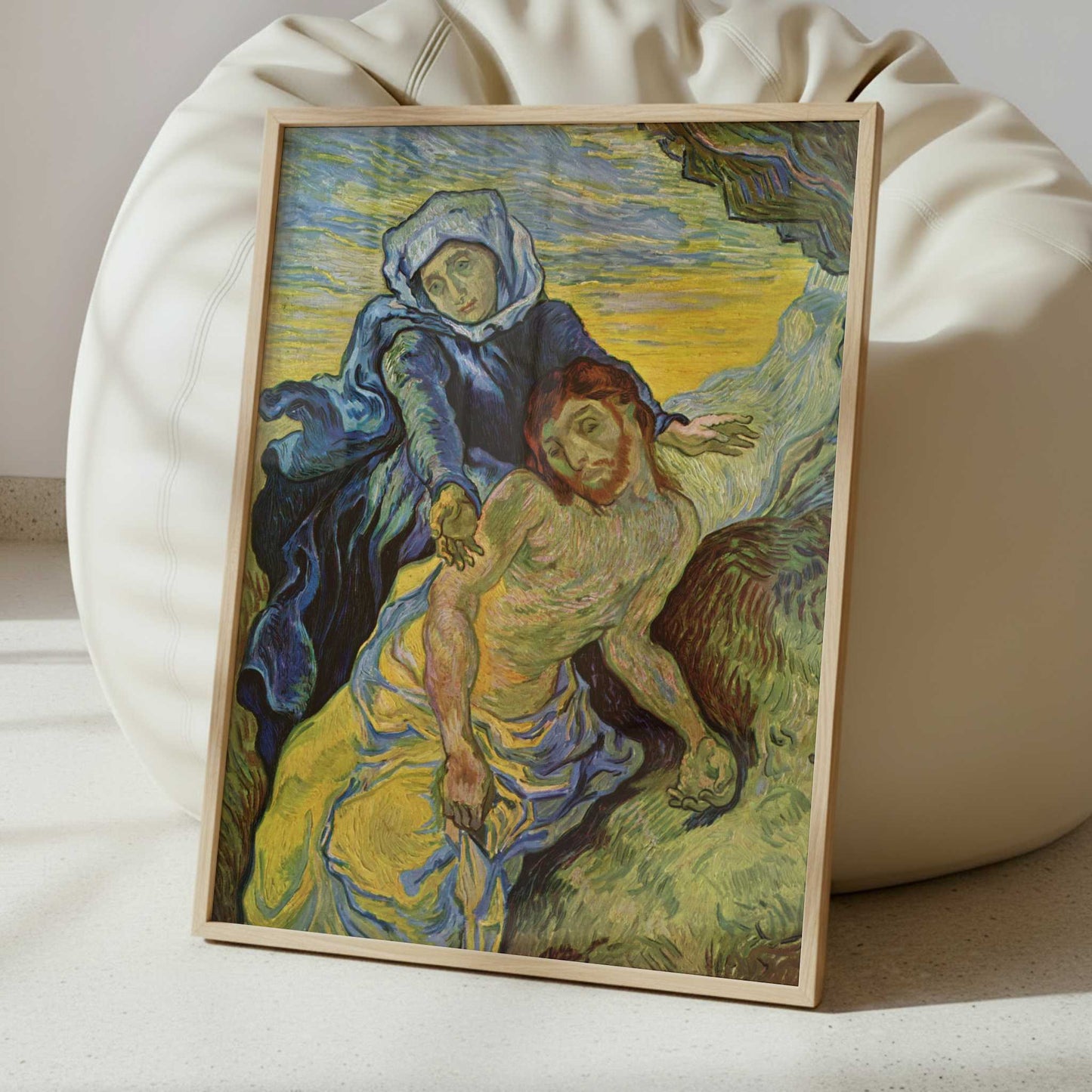Pieta (1889) by Vincent van Gogh – Art Print - Interior inspiration