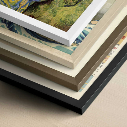 Pieta (1889) by Vincent van Gogh – Art Print - Close-up detail of the different frames