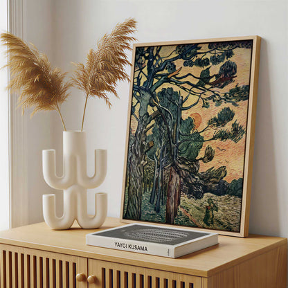 Framed Canvas - Framed canvas in a stylish interior setting