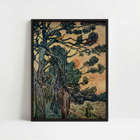 Framed Canvas - Framed canvas in black frame