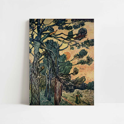Pine Trees (1889) by Vincent van Gogh – Art Print - Unframed art print