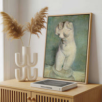 Framed Canvas - Framed canvas in a stylish interior setting