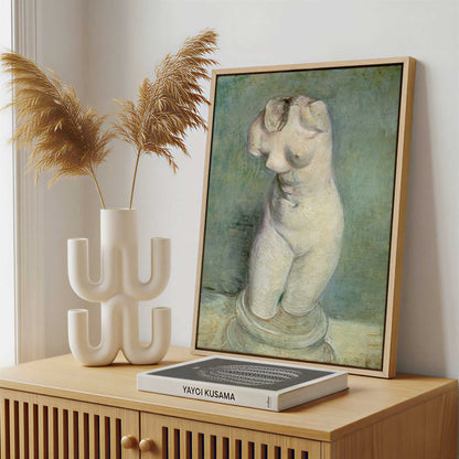 Framed Canvas - Framed canvas in a stylish interior setting