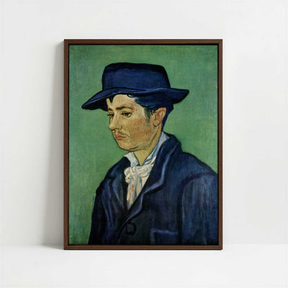 Framed Canvas - Framed canvas in dark wood color frame