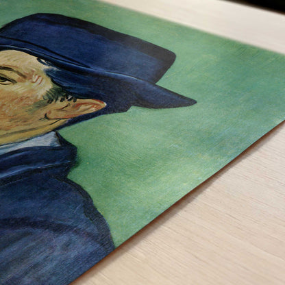 Portrait of Armand Roulin (1888) by Van Gogh – Art Print - Close-up detail of the art print