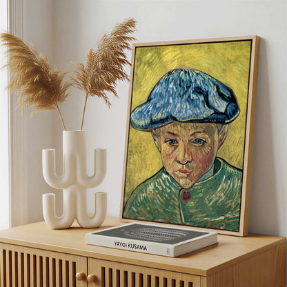 Framed Canvas - Framed canvas in a stylish interior setting