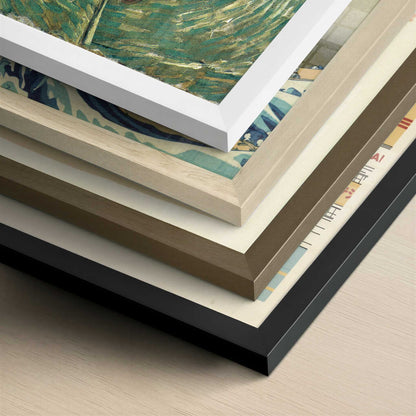 Portrait of Camille Rouen (1888) by Van Gogh – Art Print - Close-up detail of the different frames