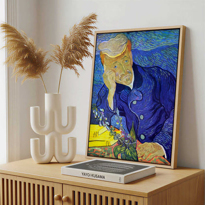 Framed Canvas - Framed canvas in a stylish interior setting