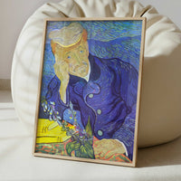 Portrait of Dr. Gachet (1890) by Van Gogh – Art Print - Interior inspiration