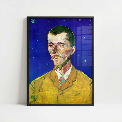Portrait of Eugene Boch (1888) by Vincent van Gogh – Art Print - Art print in black frame