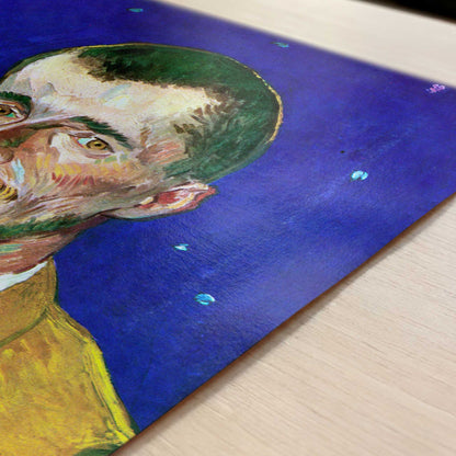 Portrait of Eugene Boch (1888) by Vincent van Gogh – Art Print - Close-up detail of the art print