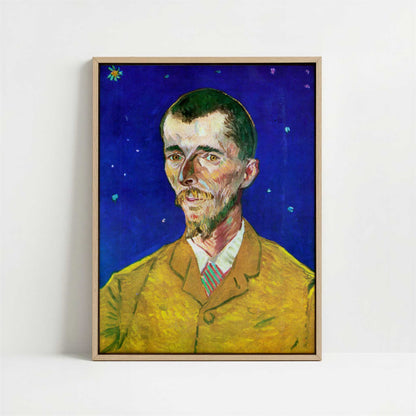 Framed Canvas - Framed canvas in oak color frame