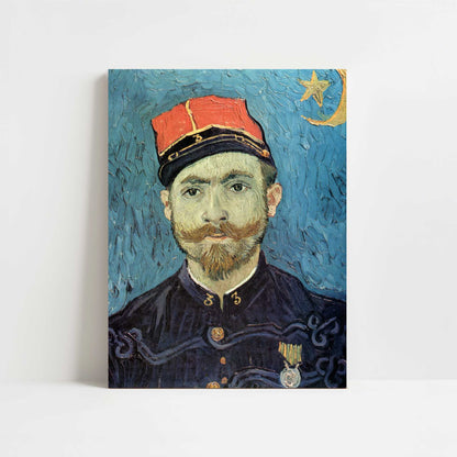Portrait of Milliet (1888) by Vincent van Gogh – Art Print - Unframed art print