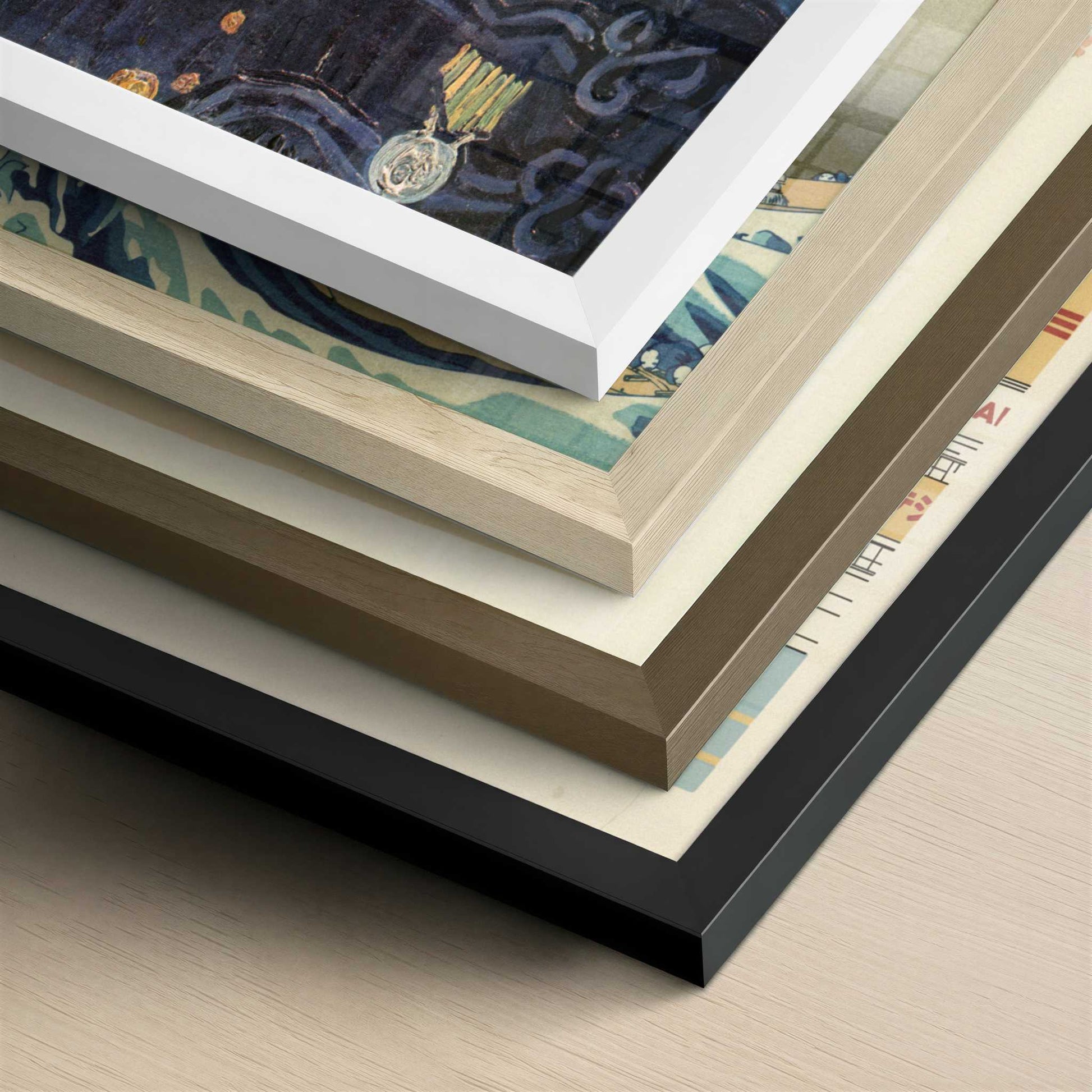 Portrait of Milliet (1888) by Vincent van Gogh – Art Print - Close-up detail of the different frames