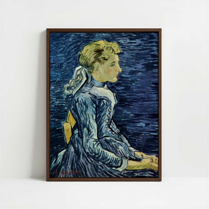 Framed Canvas - Framed canvas in dark wood color frame