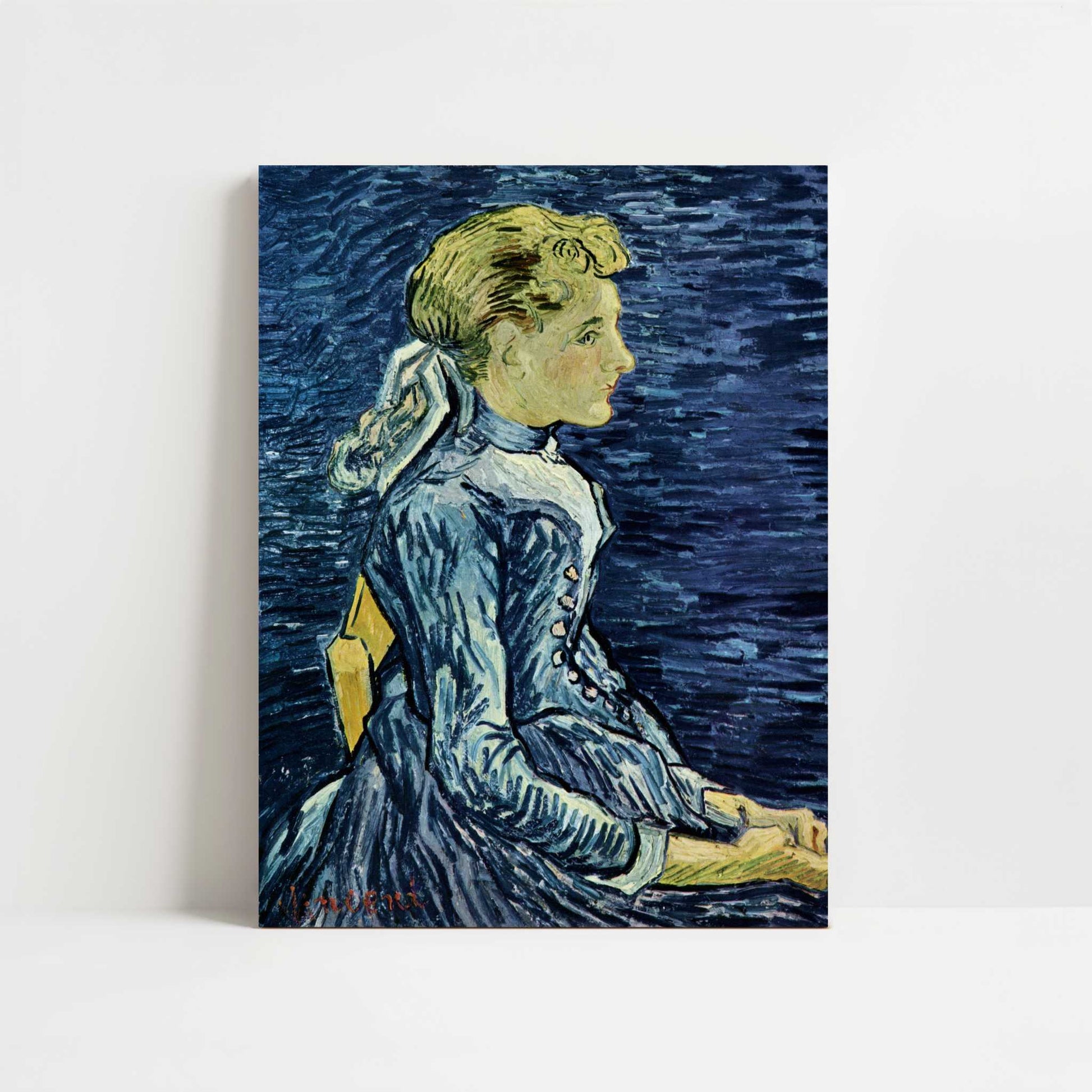 Portrait of Mlle Ravoux (1890) by Van Gogh – Art Print - Unframed art print