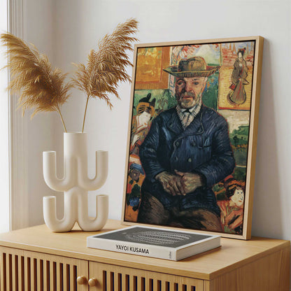 Framed Canvas - Framed canvas in a stylish interior setting