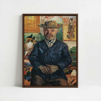 Framed Canvas - Framed canvas in dark wood color frame
