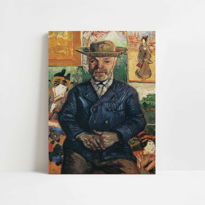 Portrait of Pere Tanguy (1887–88) by Vincent van Gogh – Art Print - Unframed art print