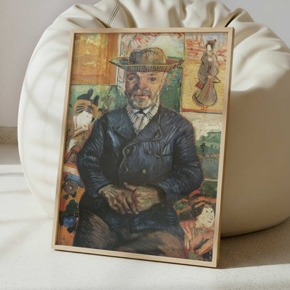 Portrait of Pere Tanguy (1887–88) by Vincent van Gogh – Art Print - Interior inspiration