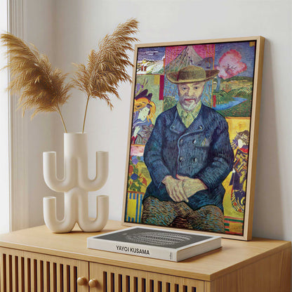 Framed Canvas - Framed canvas in a stylish interior setting