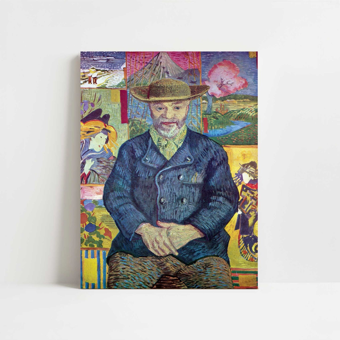 Portrait of Pere Tanguy (1887) by Vincent van Gogh – Art Print - Unframed art print