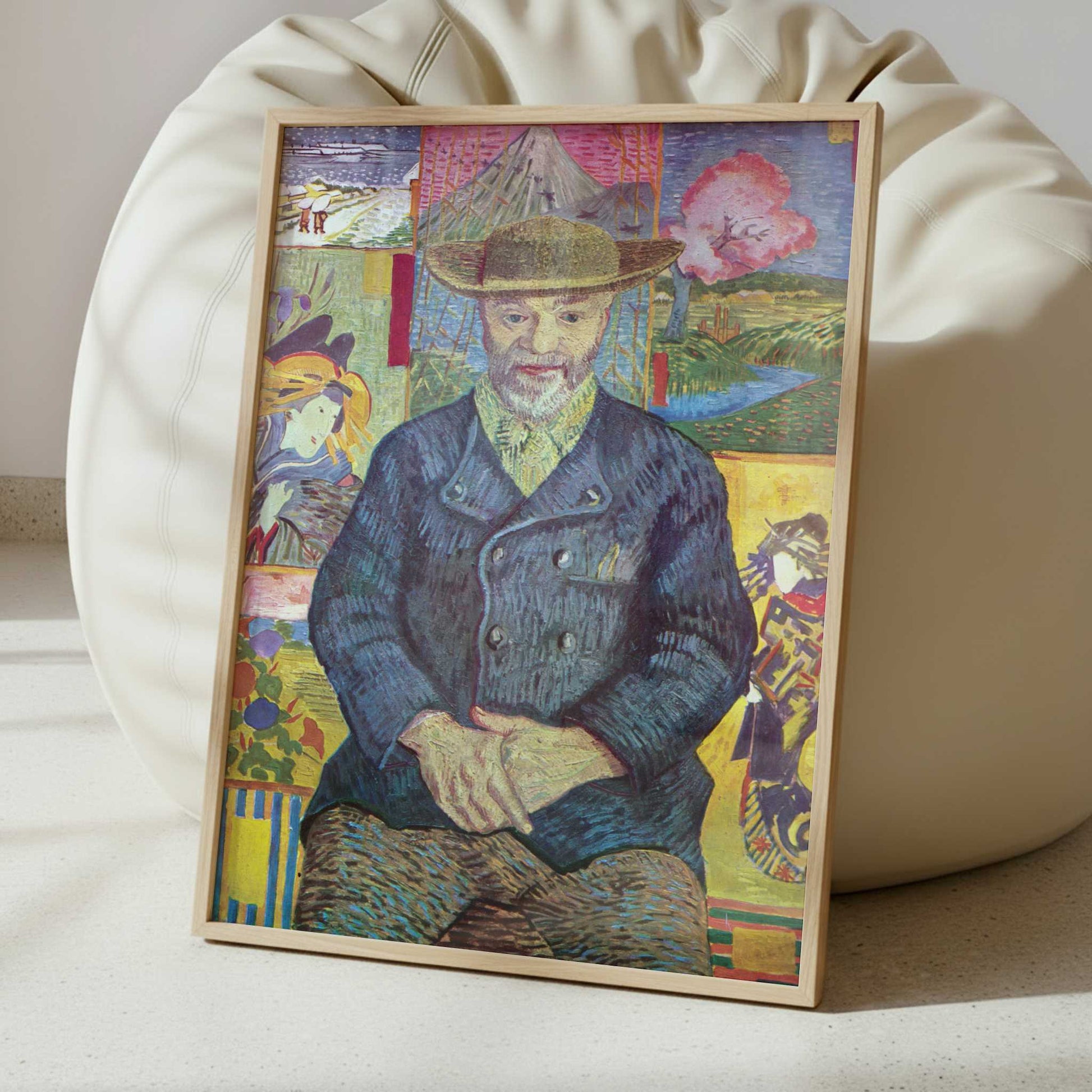 Portrait of Pere Tanguy (1887) by Vincent van Gogh – Art Print - Interior inspiration
