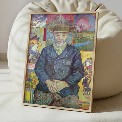 Portrait of Pere Tanguy (1887) by Vincent van Gogh – Art Print - Interior inspiration