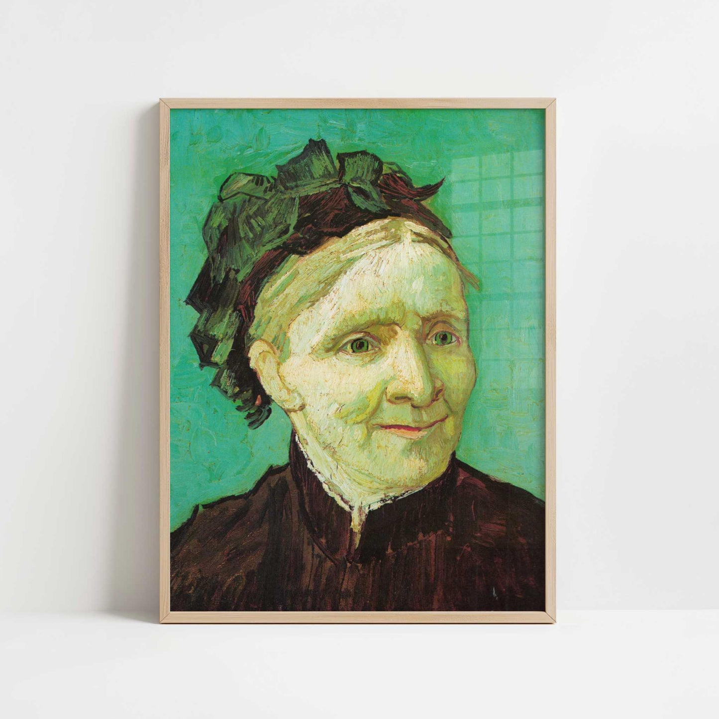 Portrait of Van Gogh's Mother (1888) by Vincent van Gogh – Art Print - Art print in oak frame