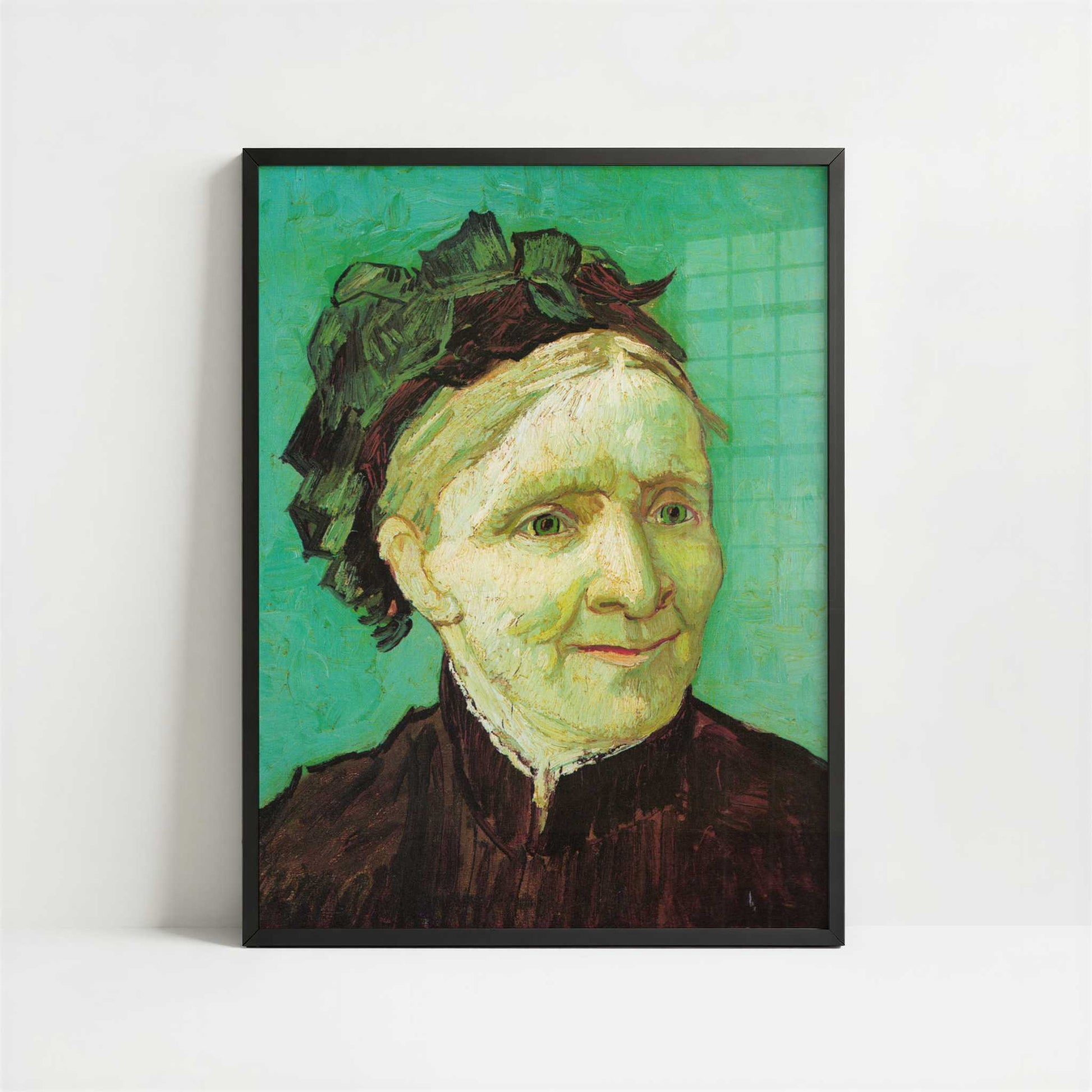 Portrait of Van Gogh's Mother (1888) by Vincent van Gogh – Art Print - Art print in black frame