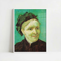 Portrait of Van Gogh's Mother (1888) by Vincent van Gogh – Art Print - Art print in white frame