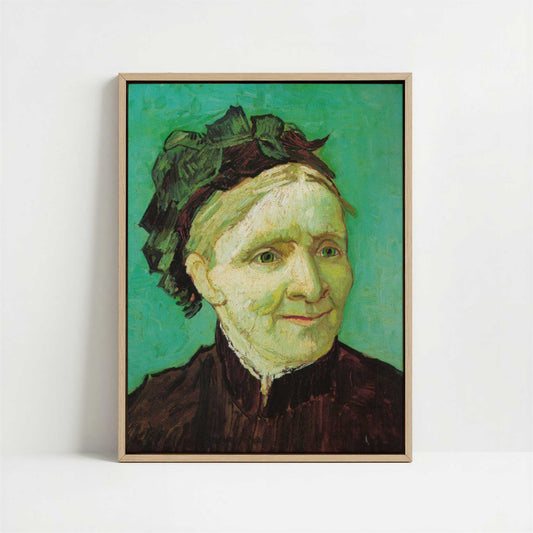 Framed Canvas - Framed canvas in oak color frame