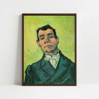 Framed Canvas - Framed canvas in dark wood color frame