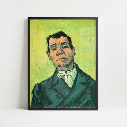 Portrait of an Actor (1888) by Van Gogh – Art Print - Art print in black frame