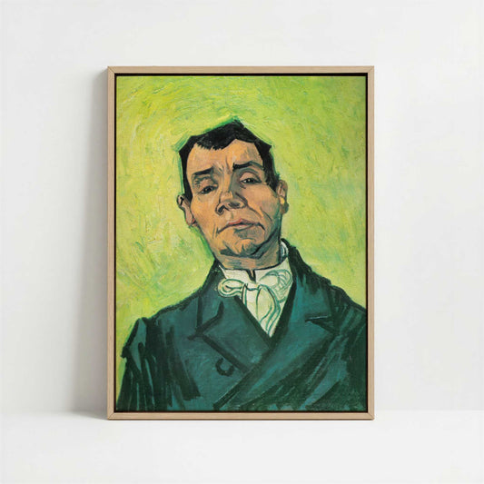 Framed Canvas - Framed canvas in oak color frame