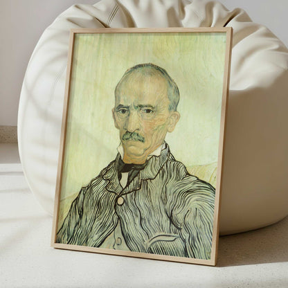 Portrait of the Chief Orderly (1889) by Van Gogh – Art Print - Interior inspiration