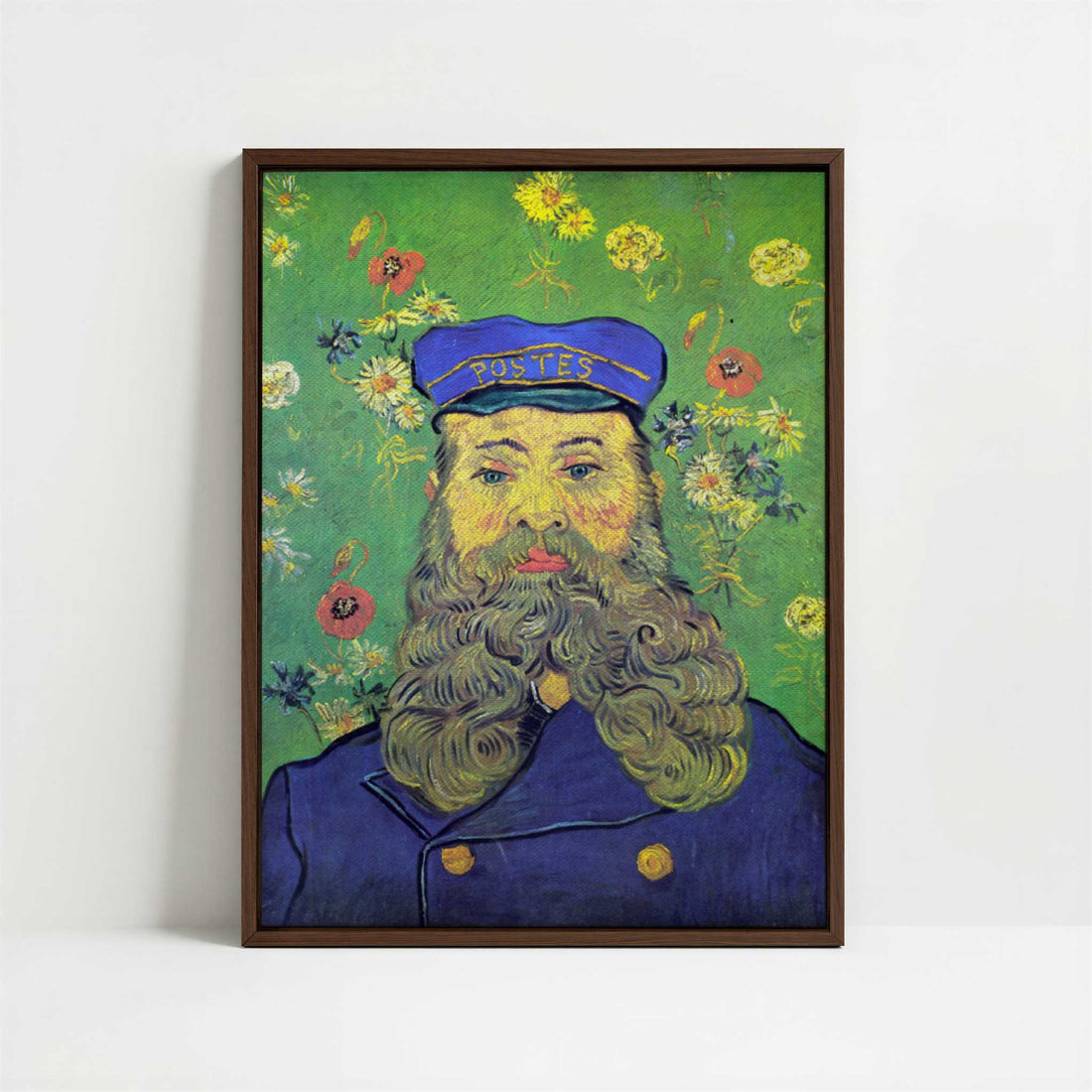 Framed Canvas - Framed canvas in dark wood color frame