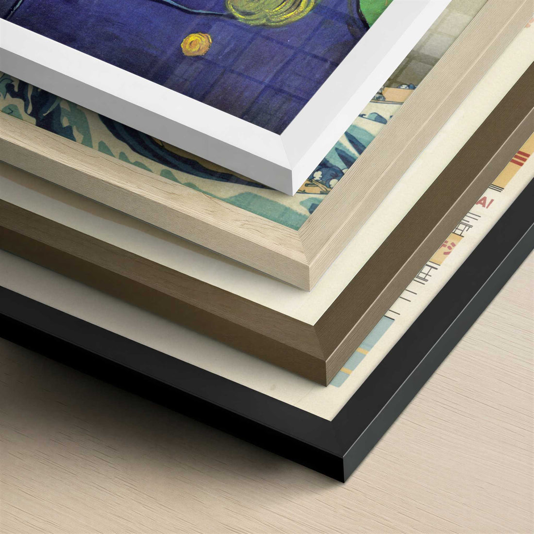 Postman Joseph Roulin (1889) by Van Gogh – Art Print - Close-up detail of the different frames