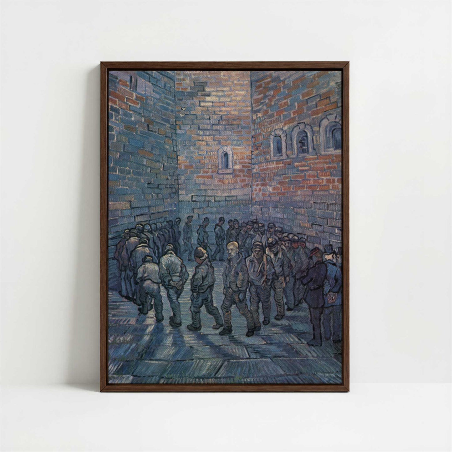 Framed Canvas - Framed canvas in dark wood color frame