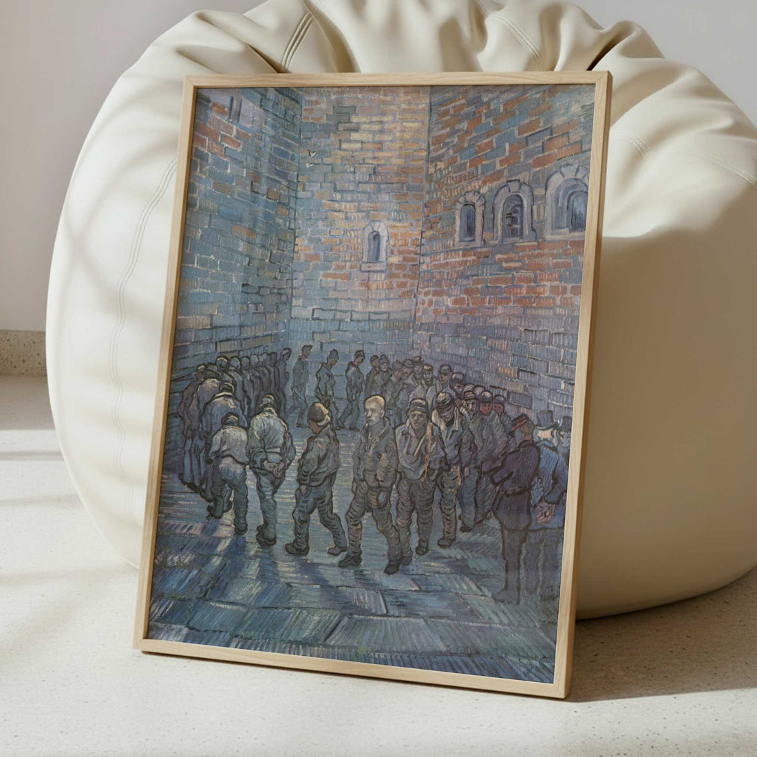 Prisoners' Round (1890) by Van Gogh – Art Print - Interior inspiration
