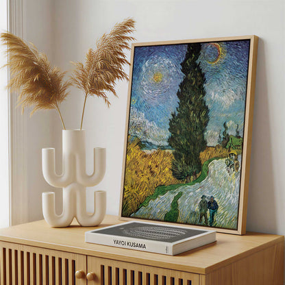 Framed Canvas - Framed canvas in a stylish interior setting