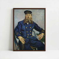 Framed Canvas - Framed canvas in dark wood color frame