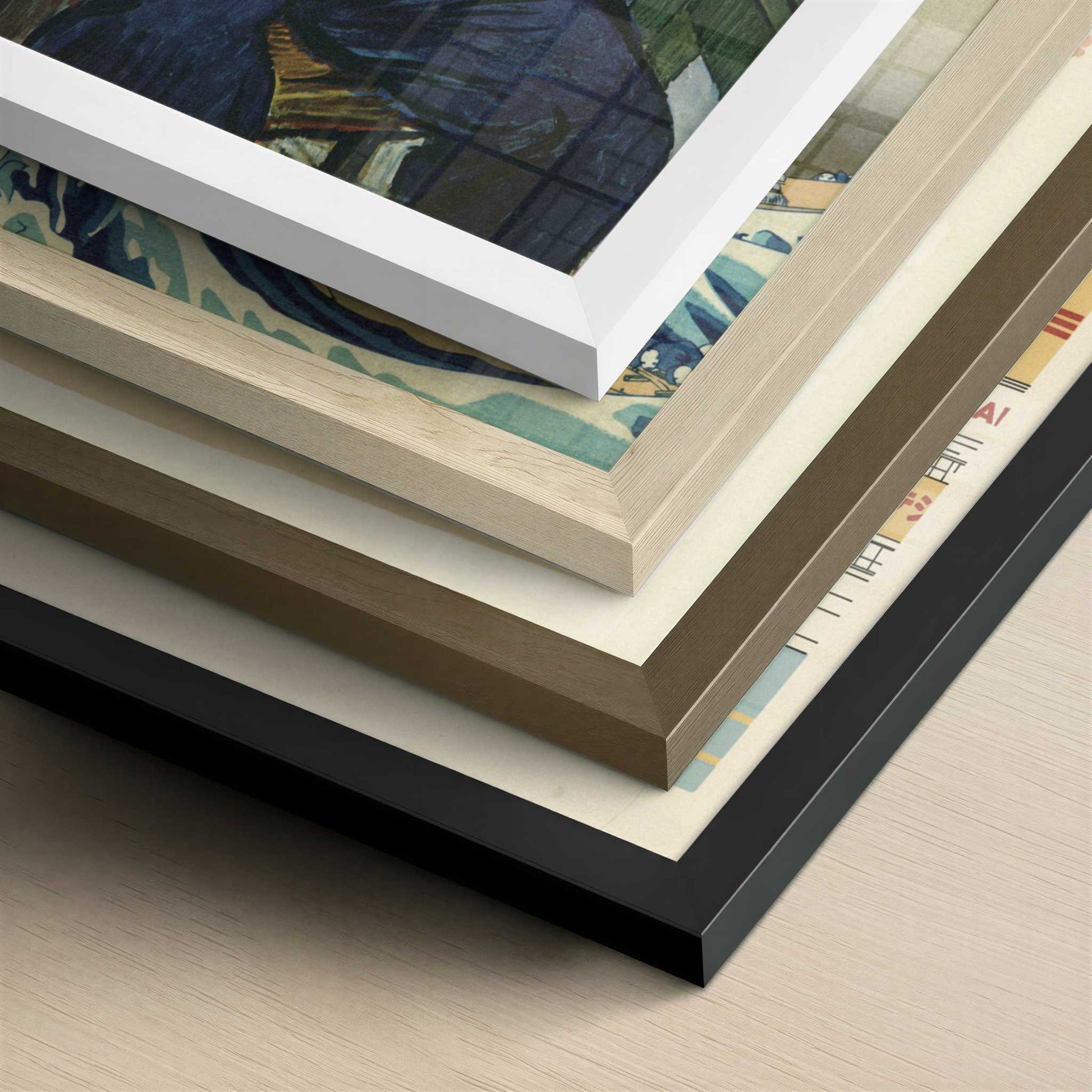 Roulin the Postman (1888) by Vincent van Gogh – Art Print - Close-up detail of the different frames