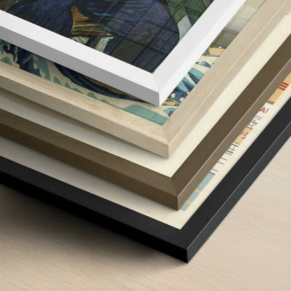 Roulin the Postman (1888) by Vincent van Gogh – Art Print - Close-up detail of the different frames