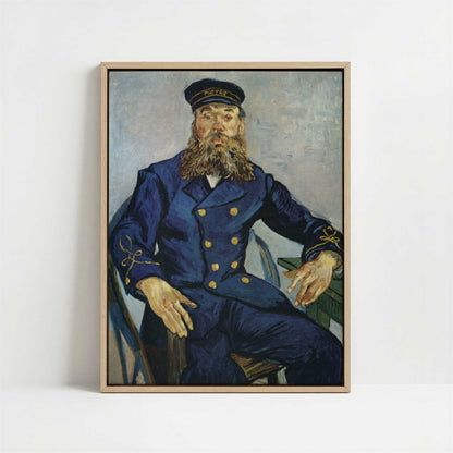 Framed Canvas - Framed canvas in oak color frame