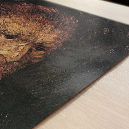 Self-portrait-2 (1888) by Vincent van Gogh – Art Print - Close-up detail of the art print